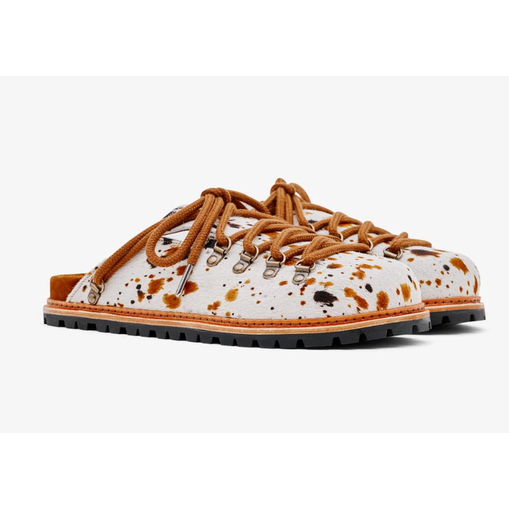 Fugazi Men's Tibet Hiking Mule Spotted Pony Hair